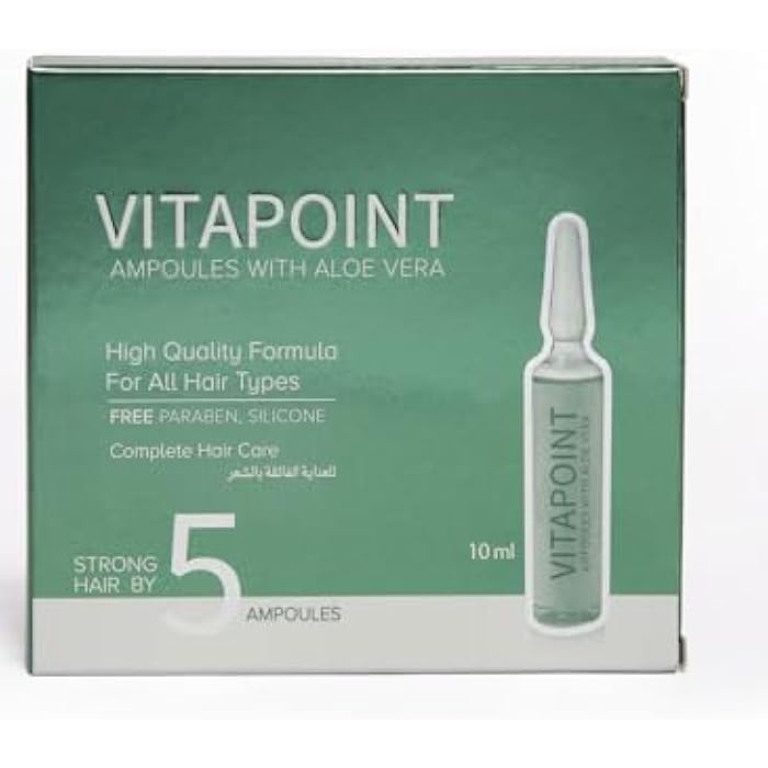 Vitabont Aloe Vera Hair Ampoules, 5 Ampoules, 10 ml, Paraben & Silicone Free, Complete Care for All Hair Types - Image 5